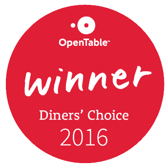 OpenTable Diners' Choice Award 2016