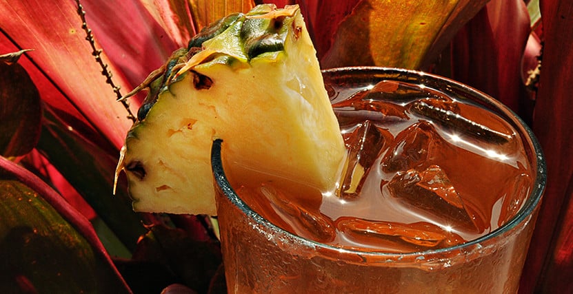 Delicious Drink With Pineapple