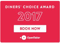 Open Table 2017 Diners' Choice Award