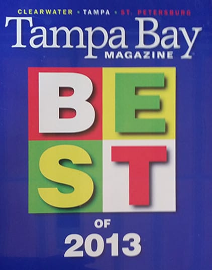 Tampa Bay Magazine Award 2013
