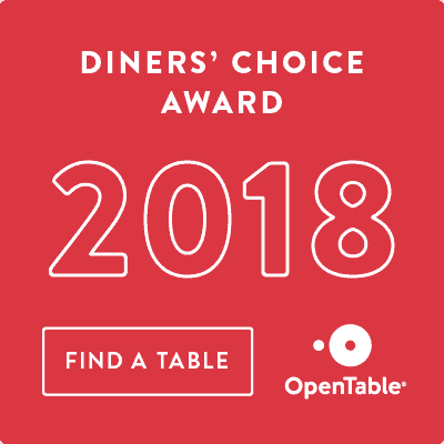 Diner's Choice Award 2018